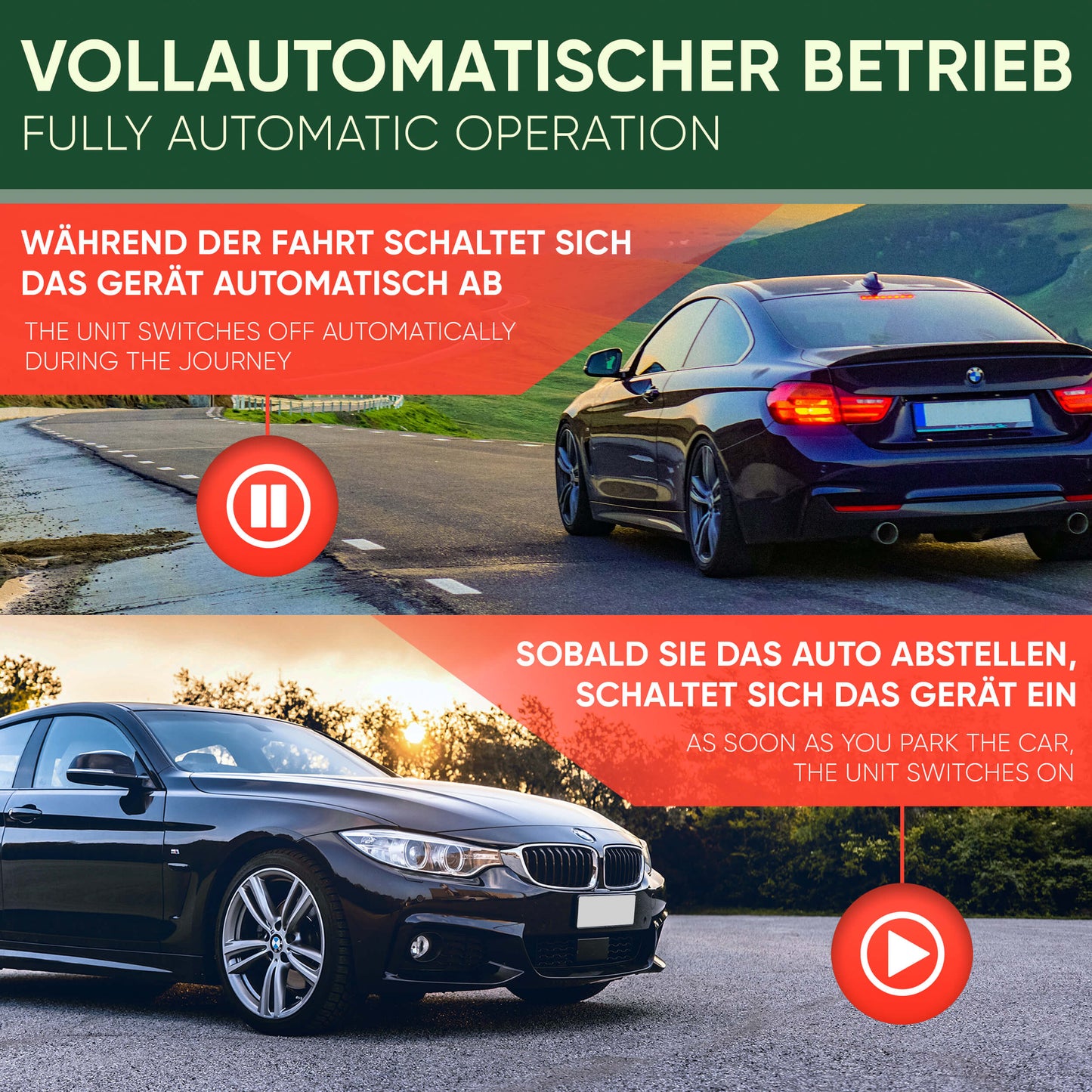 Veddelholzer Marderschreck Auto-hochwirksame Autobatteriebetriebene Marderabwehr