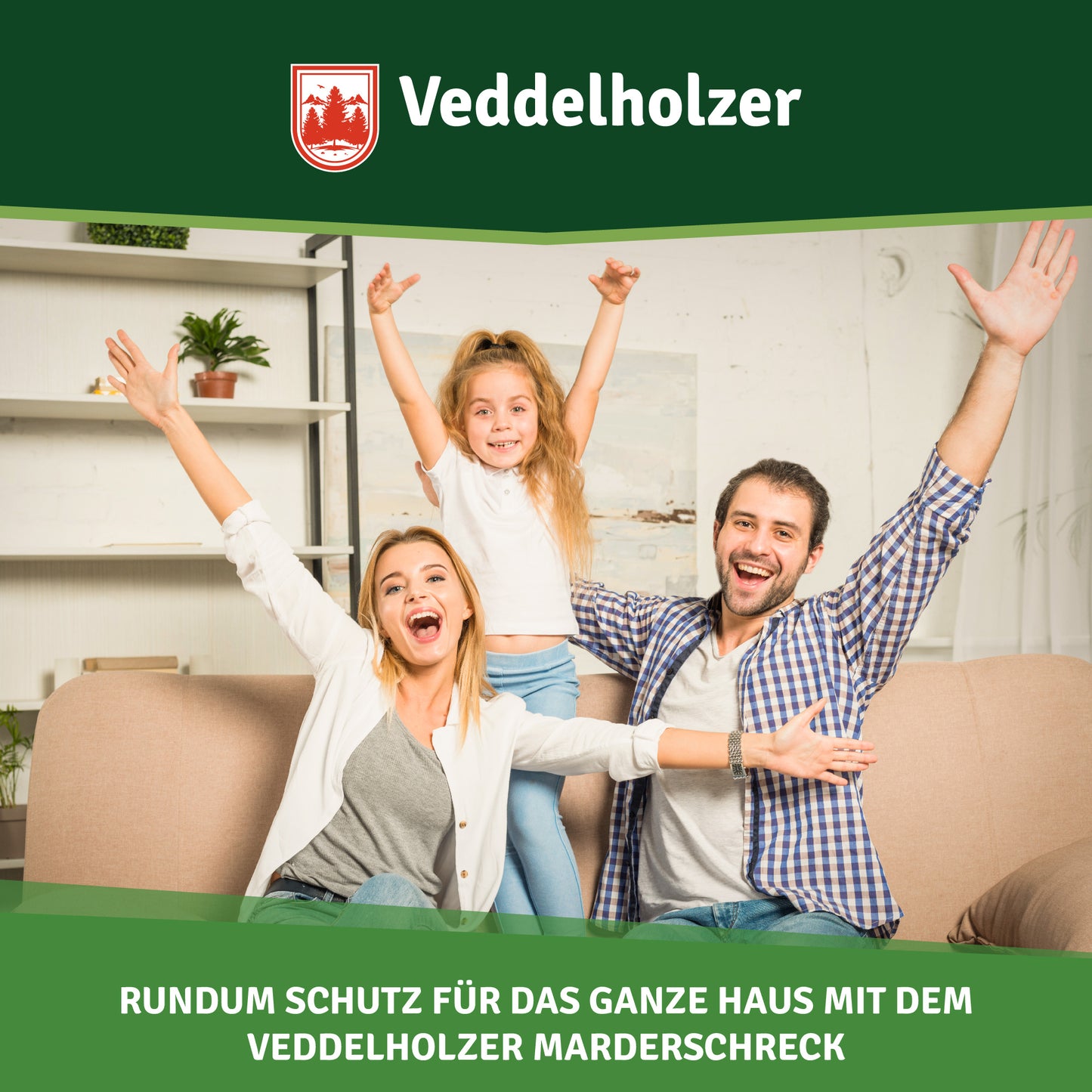 Marderabwehr für Zuhause mit USB Anschluss Ultraschall & LED Blitzlichter