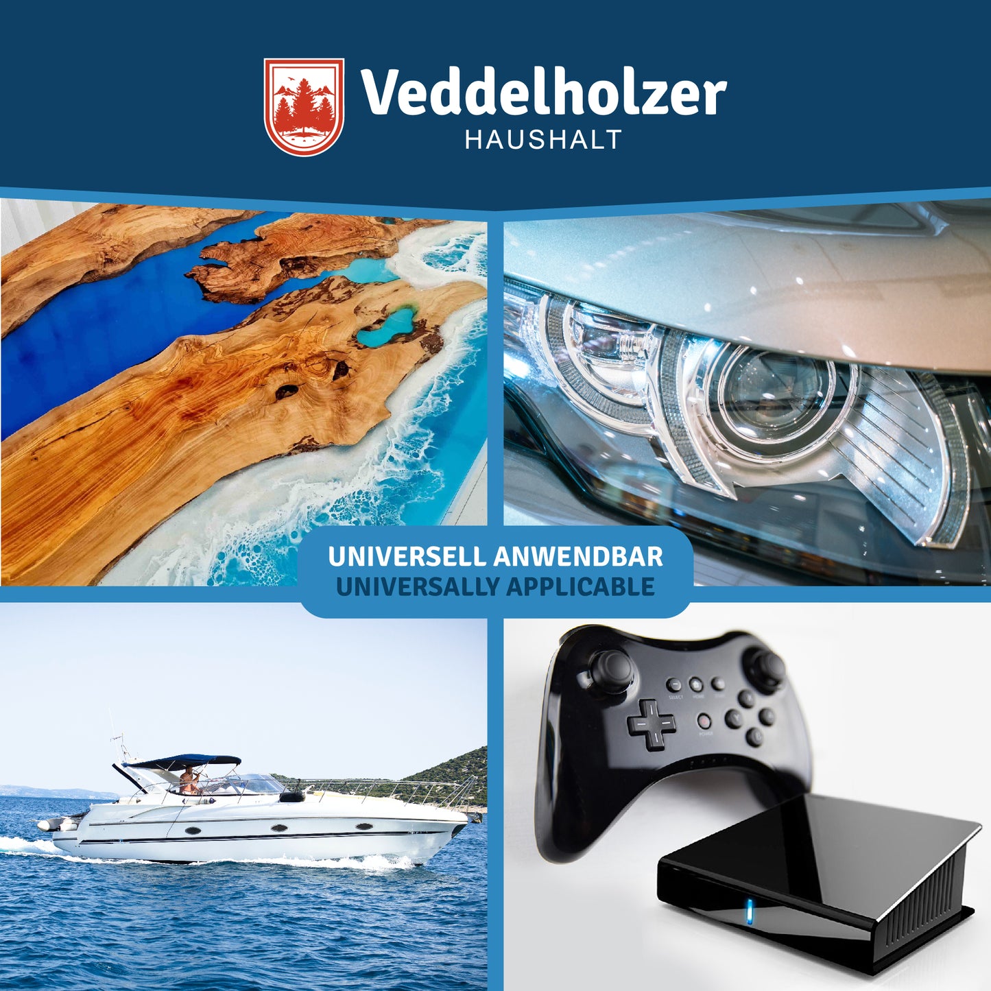 Veddelholzer 200 ml Profi Polierpaste + Polierschwamm