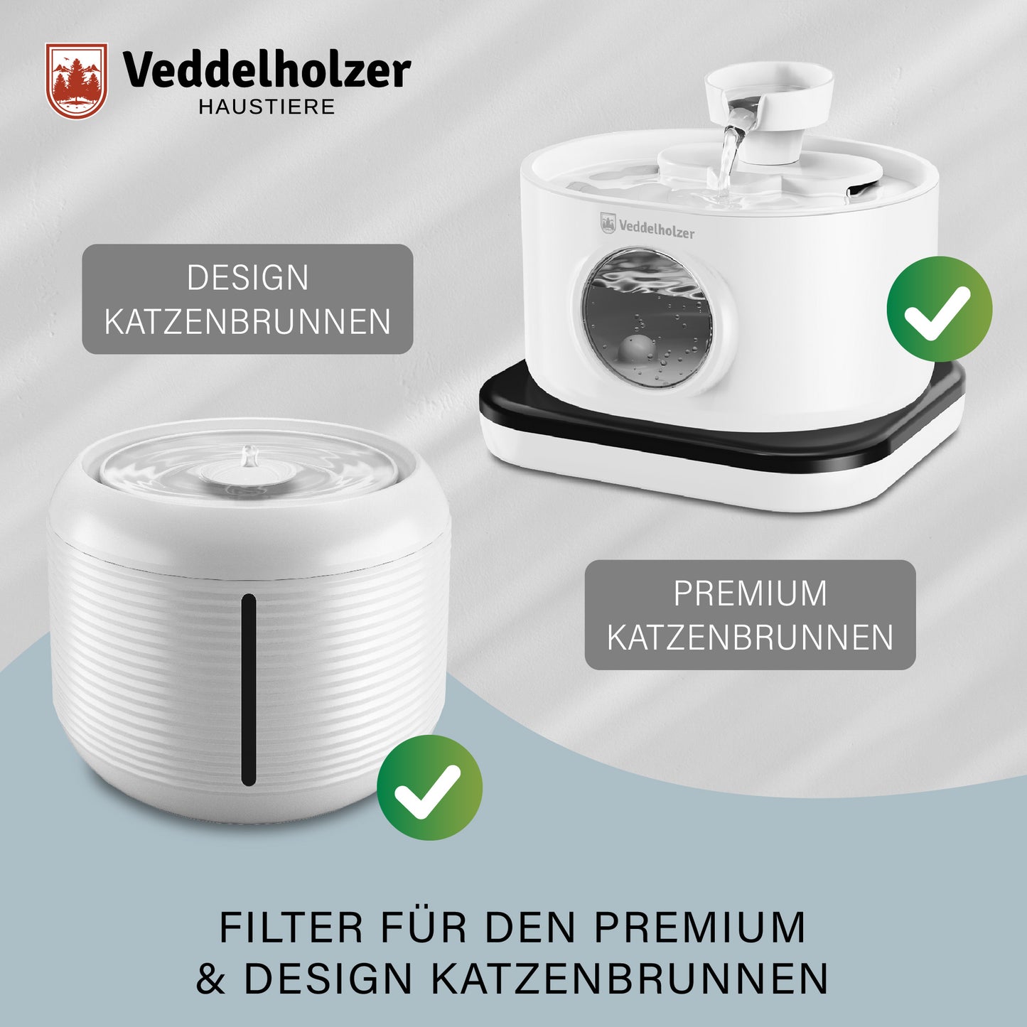 6 Katzenbrunnen Filter + 3 Ersatz Schwämme