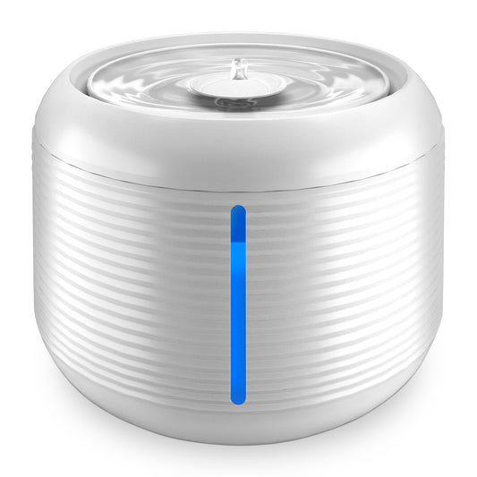2.5 liter stylish automatic cat fountain with built-in LED display