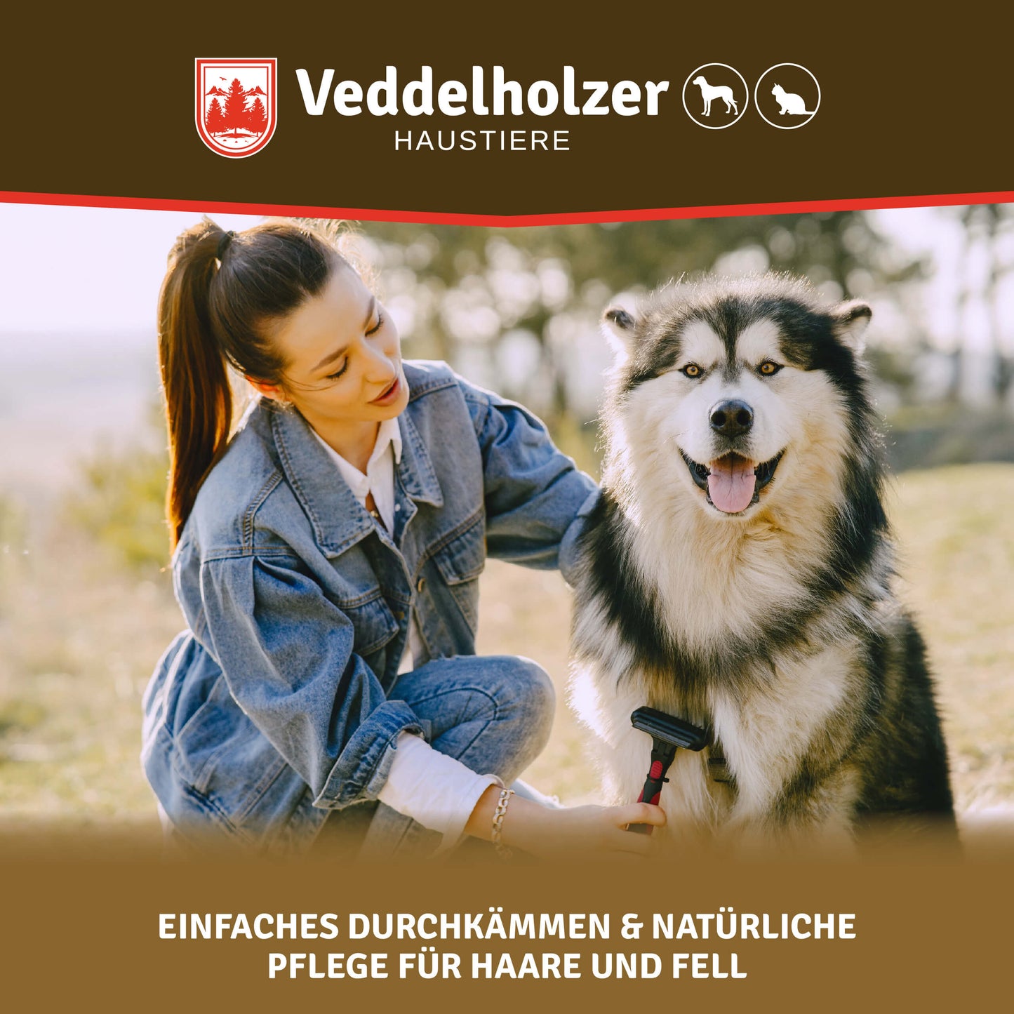Veddelholzer Kokos Fellpflege Hund & Katze