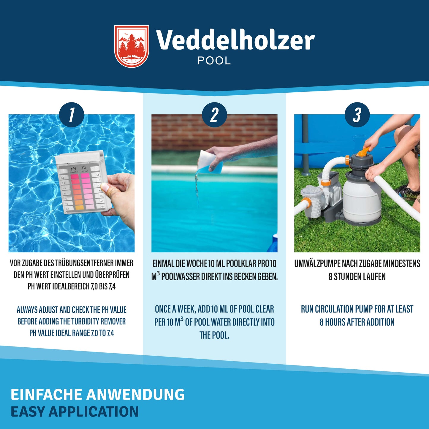 Veddelholzer Poolklar